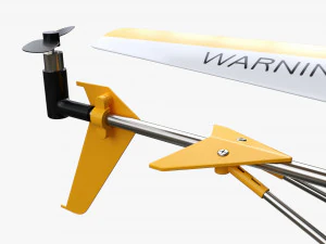 Zdalnie sterowany minihelikopter Model 3D