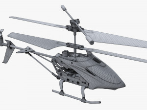 Remote-Controlled Mini Helicopter 3D-Modell