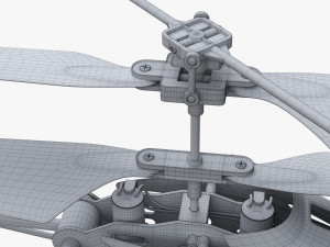Remote-Controlled Mini Helicopter 3D-Modell