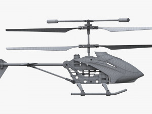 Remote-Controlled Mini Helicopter 3D-Modell