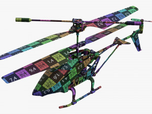 Remote-Controlled Mini Helicopter 3D-Modell
