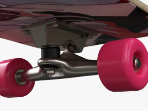Skateboard 02 3D Model