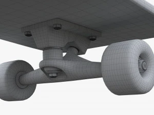 Skateboard 02 3D Model