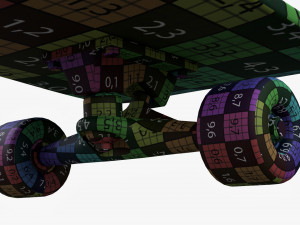 Skateboard 02 3D Модель