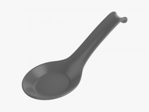 Spoon For Japanese Food 3D Model