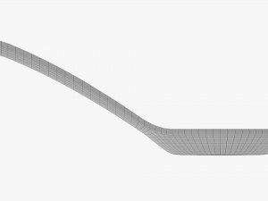 Spoon For Japanese Food 3D Model