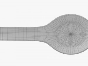 Spoon For Japanese Food 3D Model