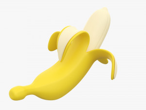 Stylized Banana 3D मॉडल