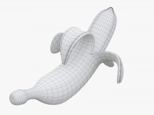 Stylized Banana 3D Model