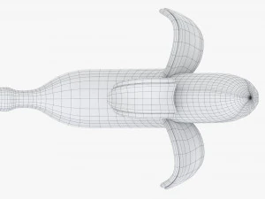 Stylized Banana 3D Model
