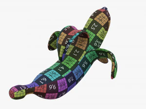 Stylized Banana 3D Model