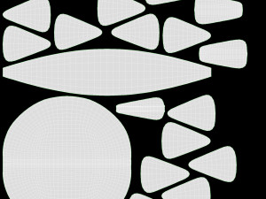 Stylized Lemon Slice 3D Модель