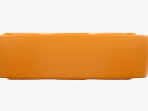 Stylized Orange Slice 01 Modello 3D