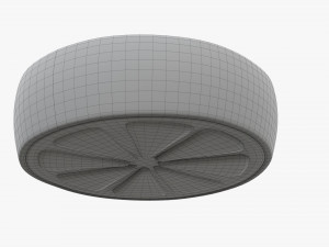 Stylized Orange Slice 01 Modello 3D