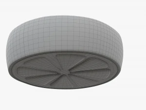 Stylized Orange Slice 01 3D Model