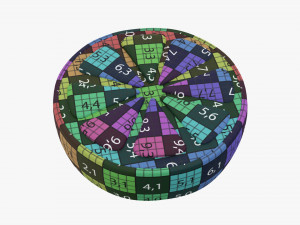 Stylized Orange Slice 01 Modello 3D
