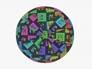 Stylized Orange Slice 01 3D Model