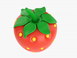 Stylized Strawberry Modelo 3D