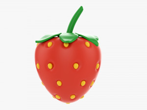 Stylized Strawberry Modelo 3D