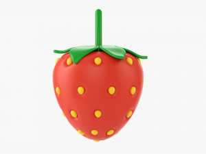 Stylized Strawberry Modelo 3D