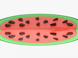 Stylized Watermelon Slice 3D Модель