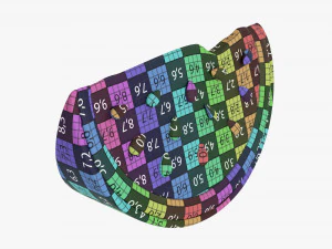 Stylized Watermelon Slice 3D Model