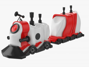 Toy Train 3D Model