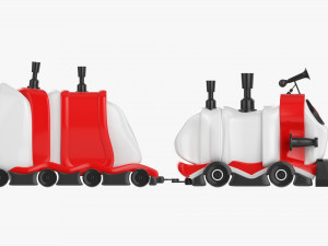 Toy Train 3D Model