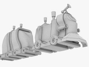 Toy Train 3D Model