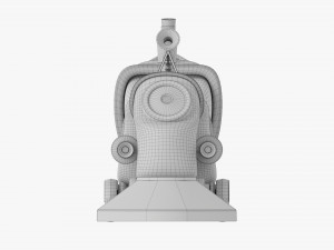 Toy Train 3D Model