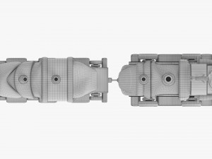 Toy Train 3D Model