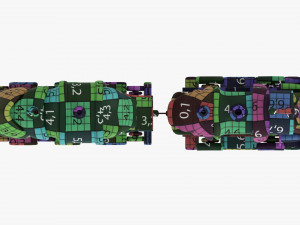 Toy Train 3D Model