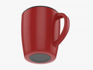 Travel Coffee Mug With Handle 01 3D Model
