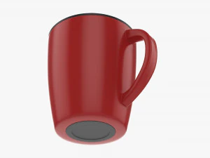 Travel Coffee Mug With Handle 01 3D Model
