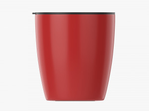 Travel Coffee Mug With Handle 01 3D Model