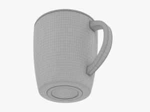 Travel Coffee Mug With Handle 01 3D Model