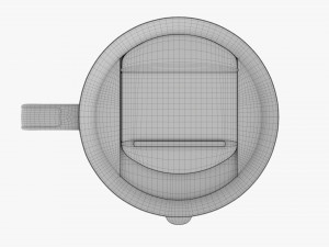 Travel Coffee Mug With Handle 01 3D Model