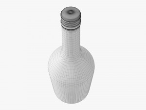 Whiskey Bottle 09 3D Model