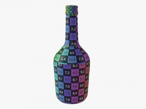 Whiskey Bottle 09 3D Model