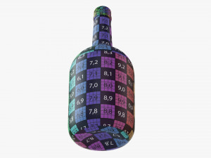 Whiskey Bottle 09 3D Model