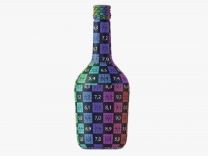 Whiskey Bottle 09 3D Model