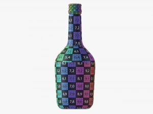 Whiskey Bottle 09 3D Model