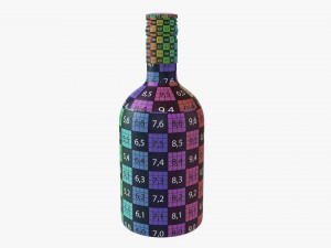 Whiskey Bottle 10 3D Модель