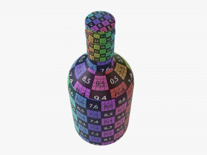Whiskey Bottle 10 3D Модель