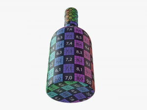 Whiskey Bottle 10 3D Model
