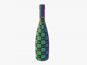 Whiskey Bottle 12 3D Model
