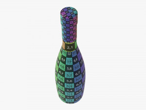 Whiskey Bottle 12 3D Model
