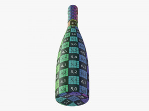Whiskey Bottle 12 3D Model
