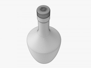 Whiskey Bottle 13 Model 3D