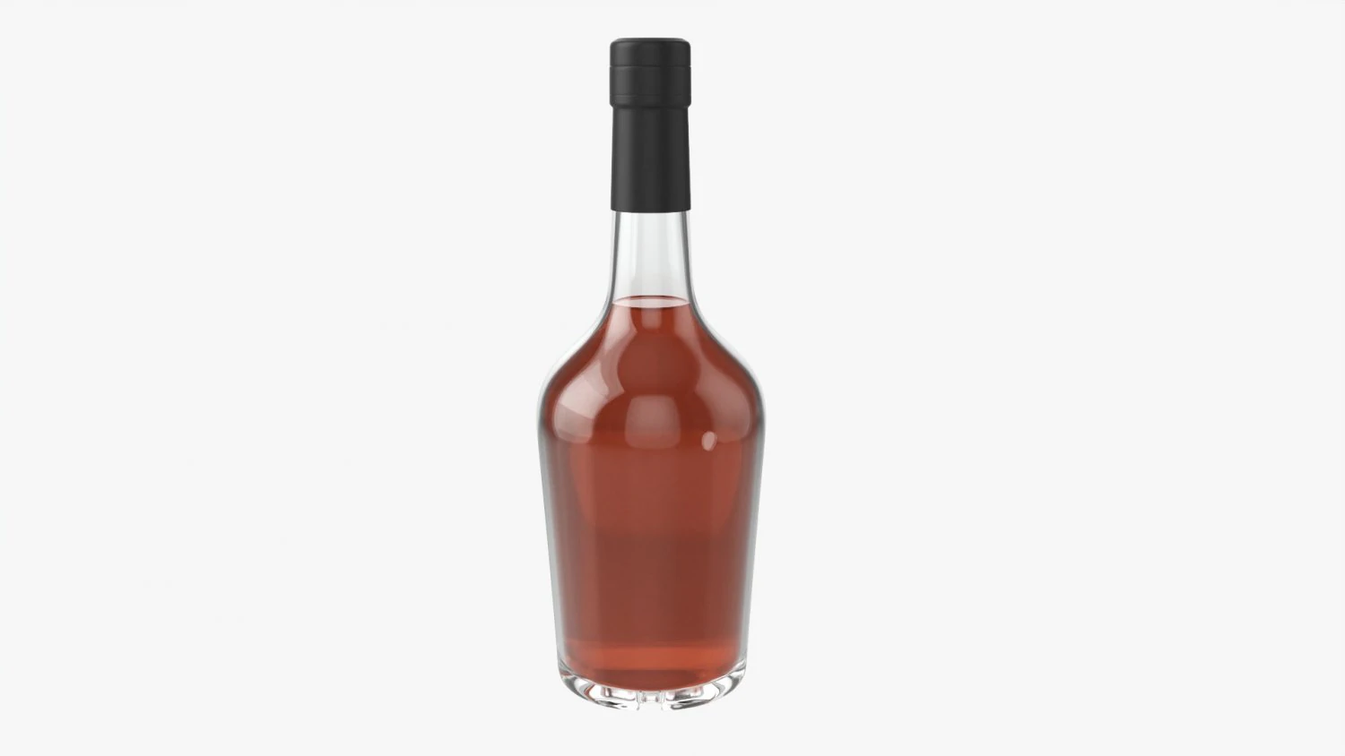 Whiskey Bottle 14 3D Model .c4d .max .obj .3ds .fbx .stl .blend 